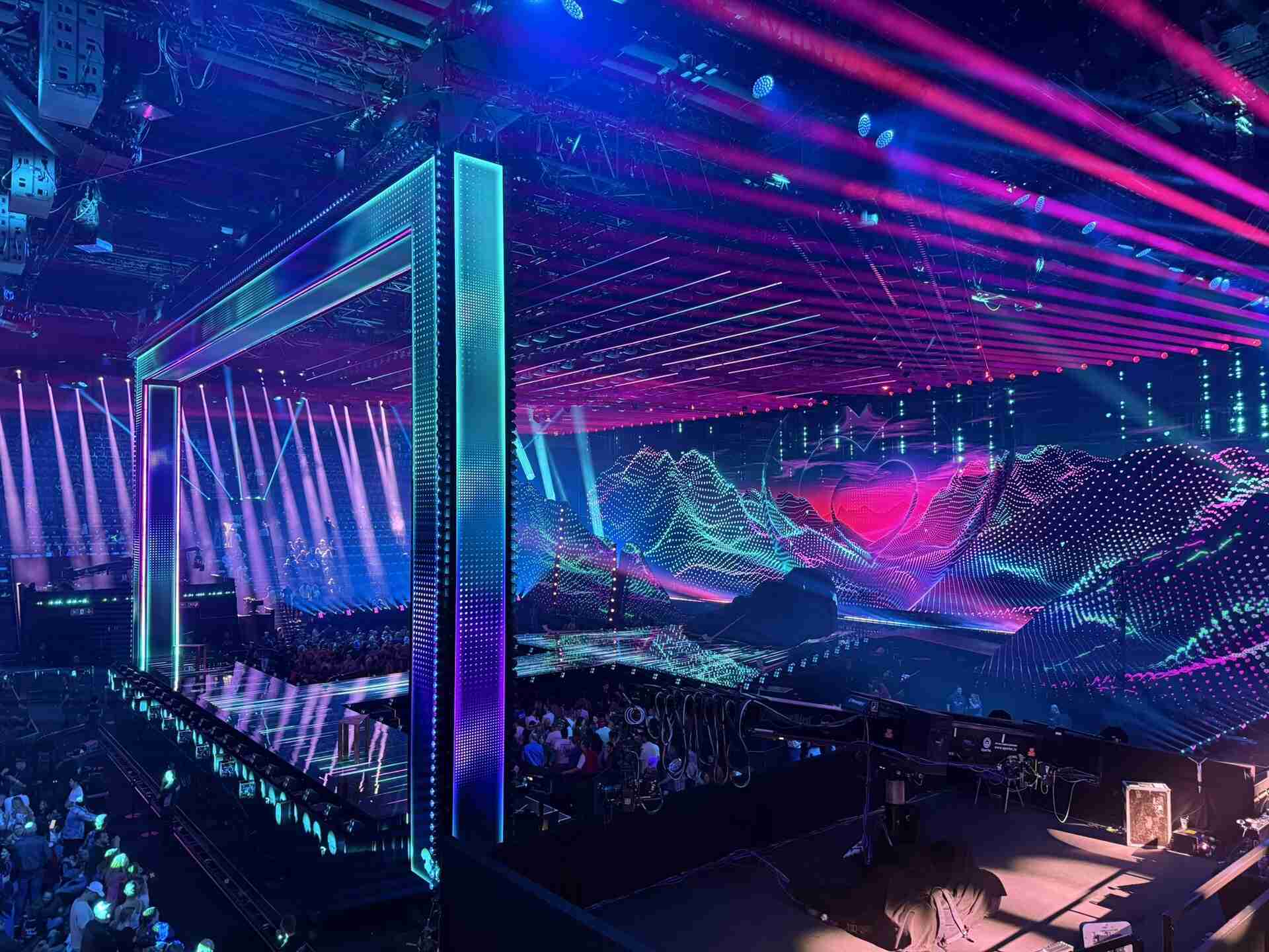 Podium van het Eurovisiesongfestival