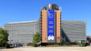 Het Berlaymontgebouw van de Europese Commissie in Brussel